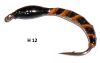 nymphe orange et noire pour coregone et fera (mouche coregone)