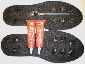 kit de remplacement de semelles en Stamina avec crampons