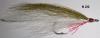 Lefty's deceiver olive et blanc (mouche mer)