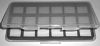 boite magnetique ultra-plate pour hameçons et mouches 18 cases