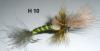 crystal tail hexa cripple olive (mouche émergente)