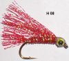 imitation d'alevin fourrage rouge (streamer)