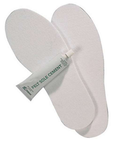 kit complet de remplacement de semelles en feutre sur bottes ou