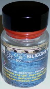 silicone Mucilin dry fly (pour mouches sèches)