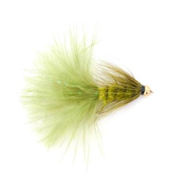 wooly bugger casqué olive (streamer)