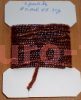 sparkle chenille (chenille avec un tinsel argent) 