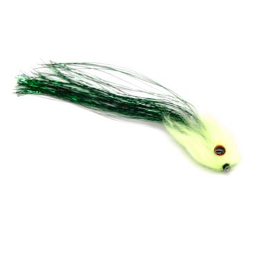 tube fly vert et chartreuse pour poissons tropicaux (mouche mer)