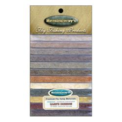assortiment de 12 coloris de dubbing de lièvre (combo Hemingway's n°1)