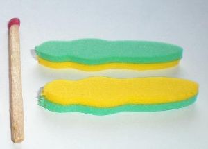 corps de sauterelle preforme en mousse bicolore