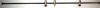 buzz bar aluminium 3 tetes ultra leger 60 cm