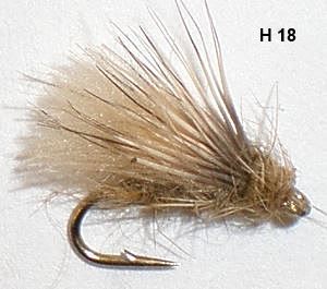 3 Esche Da Pesca Gialle Fly CDC Emergente - Taglia 12 Senza Amo (Wet Your Fly)