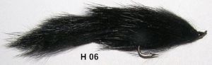 bunny leech black zonker (mouche a saumon)