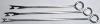 kit de 3 degorgeoirs métal de tailles différentes