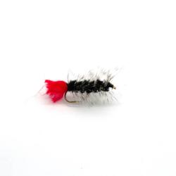 wooly worm noir (streamer ou noyée)