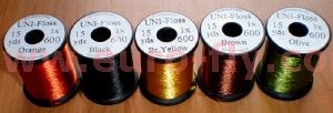 Uni-floss : combo de 5 bobines (assortiment)