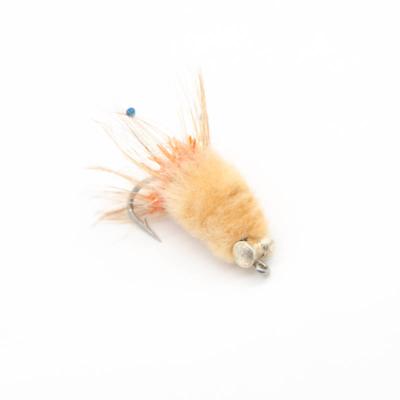 imitation de crevette-mante ocre pour bonefish (mouche mer)