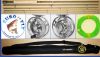 ensemble mouche canne 9' # 5 en IM12 + moulinet large arbor alu (EFLUXEK7) + 2 bobines supp + soie