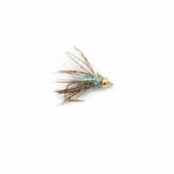 pupe de caddis hackle mou (nymphe bille)