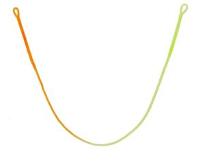 double connecteur de soie hi-viz (deux boucles)