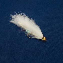 fantome zonker blanc (mouche carnassier et black bass) 