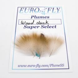 canard carolin (woodduck) plumes naturelles de flanc Super Select