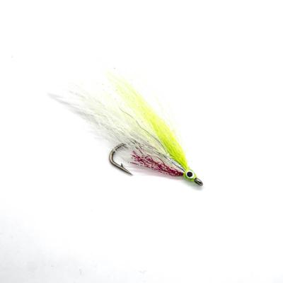 Lefty's deceiver chartreuse et blanc (mouche mer)