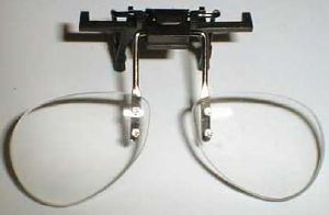 loupe à clipper relevable pour lunettes 
