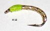nymphe chartreuse et creme pour coregone et fera (mouche coregone)