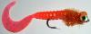wiggle soft tail orange (mouche carnassier et black-bass)