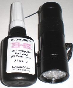 combo epoxy UV bug-bond lite + lampe UV Pro