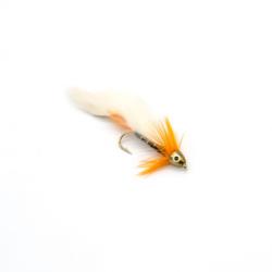 fantome orange et zonker blanc (mouche carnassier et black bass) 