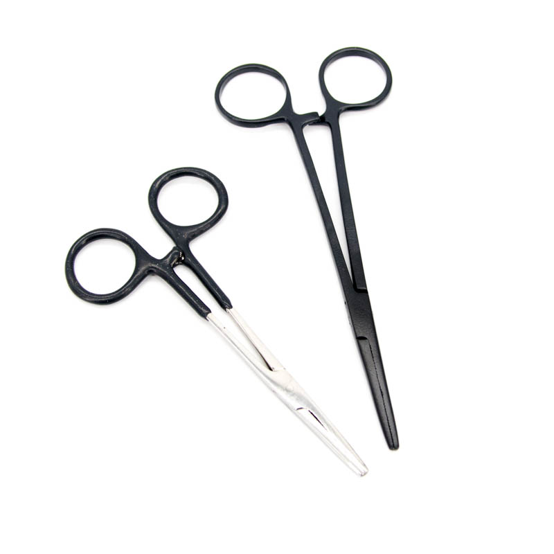 pince a clamper droite noire (forceps, clamp)