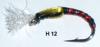 nymphe noire tinsel rouge pour coregone et fera (mouche coregone)