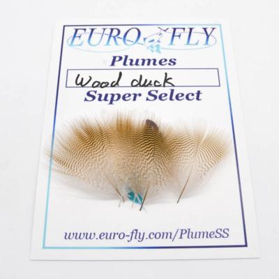 canard carolin (woodduck) plumes naturelles de flanc Super Select