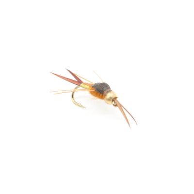 nymphe casquée de stonefly tissée réaliste (nymphe bille)