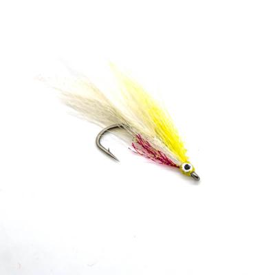 Lefty's deceiver jaune et blanc (mouche mer)