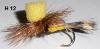yellow humpy parachute 'vision' (mouche parachute)