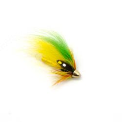 tube fly cone head green highlander (mouche saumon)