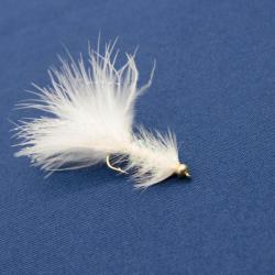 wooly bugger casqué blanc perle (streamer)