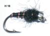 Mercury black beauty midge (nymphe bille)