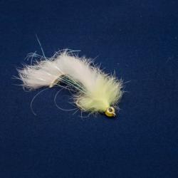 swamp rabbit tarpon fly chartreuse/blanc (mouche mer et carnassier))