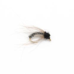 nymphe de caddis grise tissée et cdc (nymphe en cdc)