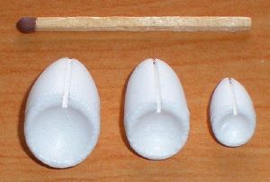 foam (mousse) compacte pour têtes de poppers modèle 'black bass'